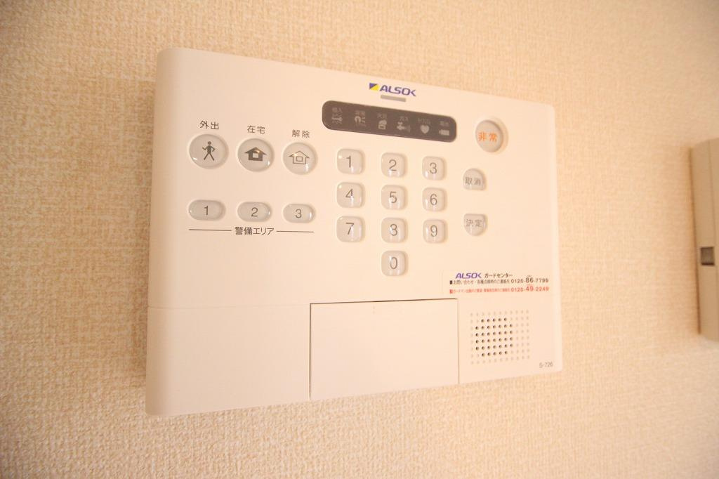 メルベーユ福里B棟のセキュリティ
