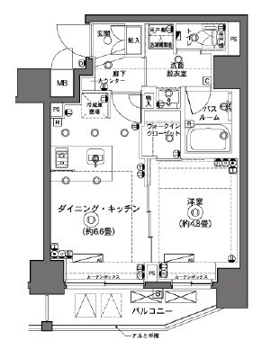 ZOOM横浜の間取り