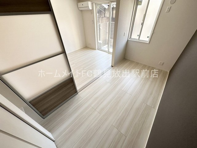 東大阪市森河内西２丁目のアパートの洋室