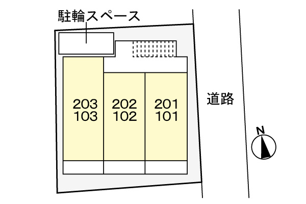 エテルノの駐車場|駐車場