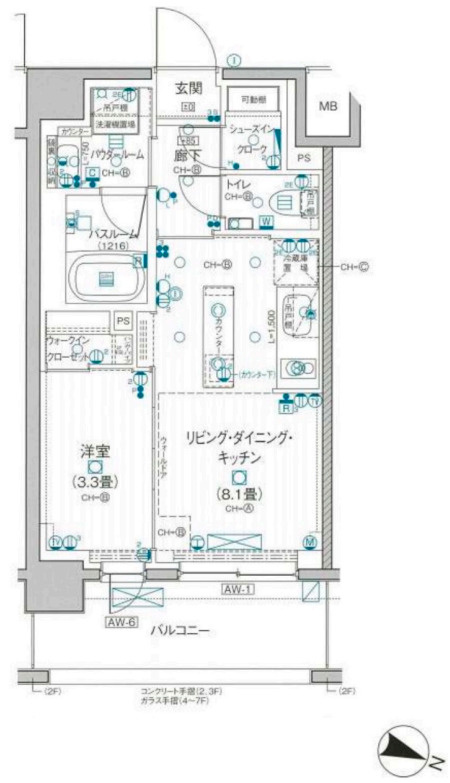 パレステージ茅ヶ崎Ⅱの外観
