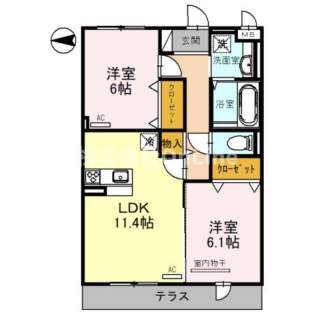 【間取り】 | グランドソレーユ久宝寺