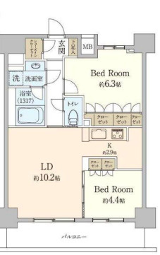 【間取り】 | プラネソシエ神戸元町