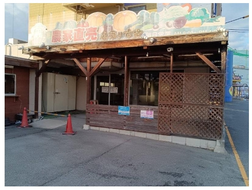 スポーツアベニュー敷地内店舗の外観