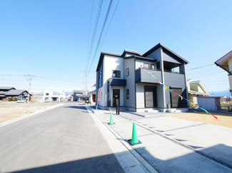 【外観】 | スタイリッシュな外観で洗練された外観のオール電化新築住宅