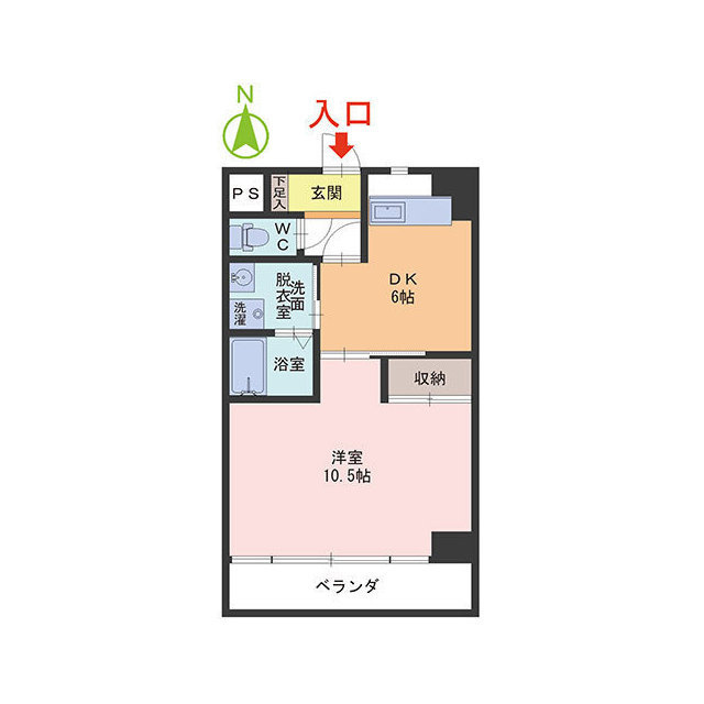 リバティ大和田の間取り