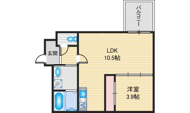 GARDENIA茨木の間取り