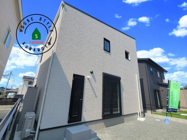 熊本市東区小山2丁目第1-1棟（1号棟）の外観|デザイン性のある外観です。