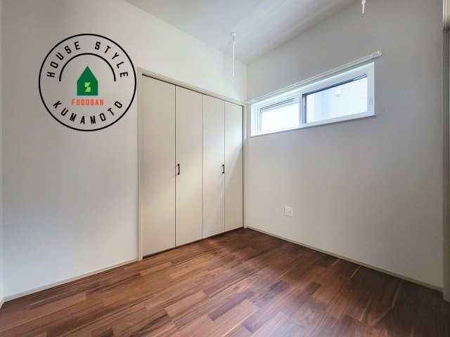 熊本市東区小山2丁目第1-1棟（1号棟）の和室|将来的に、琉球畳を引きまして和室風にすることも可能です。