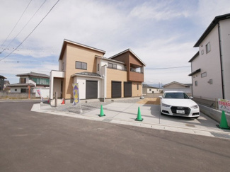 【外観】 | 南アルプス市野牛島 新築戸建 全2棟の1号棟 敷地面積：237.59ｍ2（71.87坪）