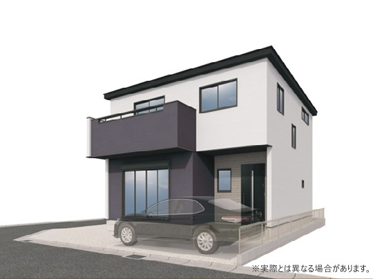 【新築分譲住宅】川越市南大塚7期の外観パース