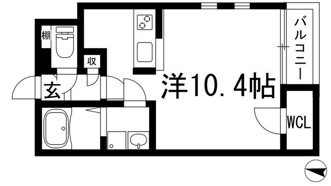 【間取り】 | クレイノ宝塚東