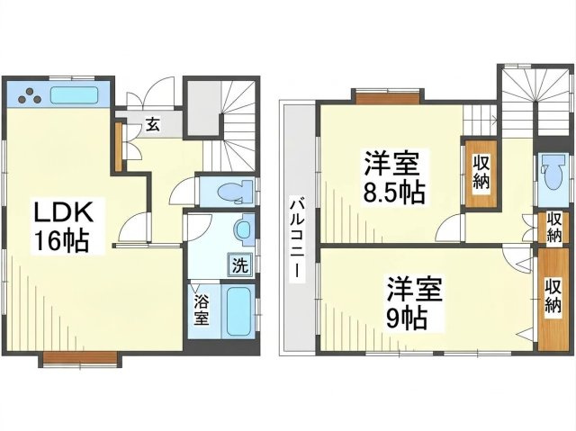 徳丸戸建ての間取り