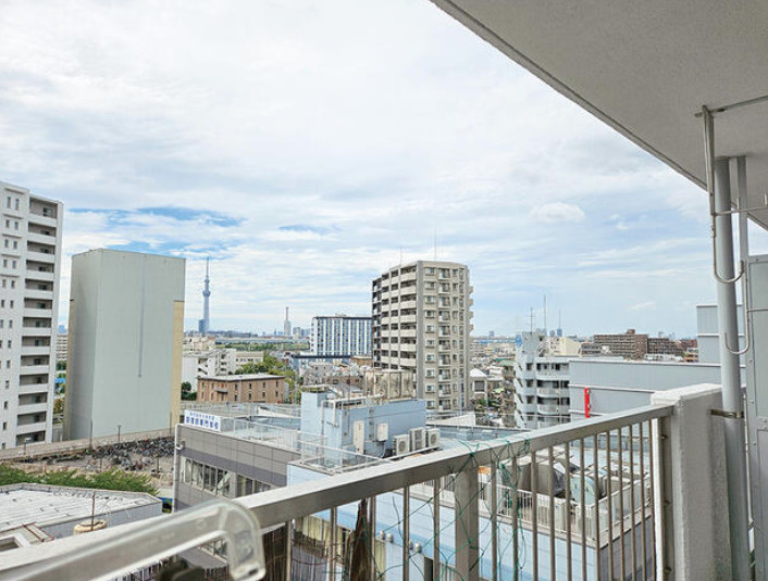 西新小岩ハイツ　8階　69.87㎡　角　部屋　リ　ノベーション済の展望
