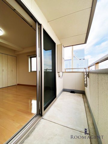 AH岩塚のバルコニー