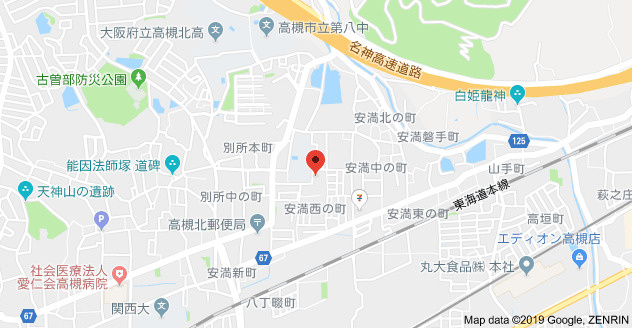磐手ハイツの地図