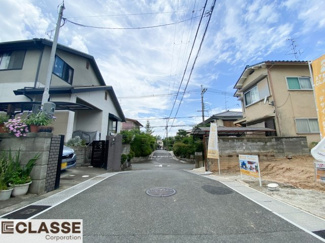 【前面道路含む現地写真】 | 宇治市広野町宮谷1期　売土地　建築条件付き　