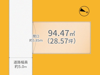 【土地図】 | 宇治市広野町宮谷1期　売土地　建築条件付き　