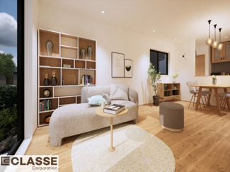 【完成予想図】 | 宇治市広野町宮谷1期　売土地　建築条件付き　 | 弊社標準仕様（アトリエスタイルハウス仕様）では、耐震等級3相当が標準です。間取りにもよりますので、設計士に確認しながら、ご希望の間取りとの兼ね合いで考えていきましょう。