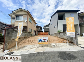 【外観パース】 | 宇治市広野町宮谷1期　売土地　建築条件付き　 | 弊社は、気密測定器を保有しており、自社での気密測定を実現しております。気密処理をし、気密測定まで標準でさせていただいております。