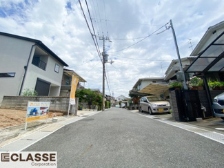 【前面道路含む現地写真】 | 宇治市広野町宮谷1期　売土地　建築条件無し