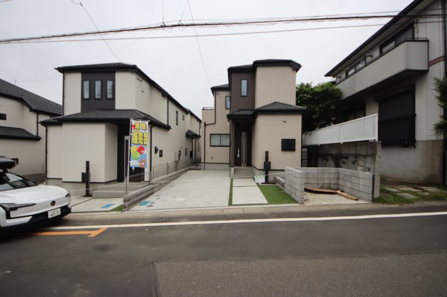 《仲介手数料無料》緑区宮本２丁目29-6(G号棟)新築一戸建てハートフルタウンの外観|撮影日 2025年5月25日 16:40 曇り