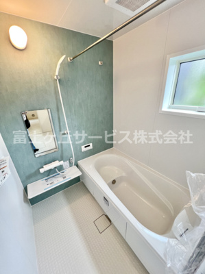 【浴室】 | 富士市松岡 新築一戸建て 2号棟 | 日々の疲れを癒すお風呂付です