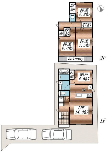 Sumai-to川越市南大塚03の間取り