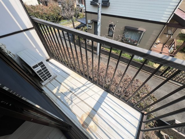 メゾンあかしあのバルコニー