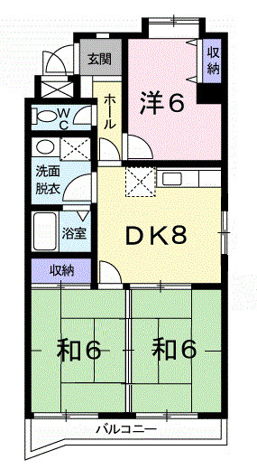 ソシエ２２１の間取り