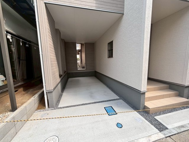 越谷市大里新築戸建ての駐車場