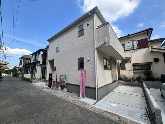 越谷市大里新築戸建ての外観|設計・建設性能評価W取得！長期優良住宅認定物件につき税制優遇を受けられます♪