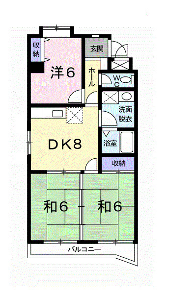 ソシエ２２１の間取り