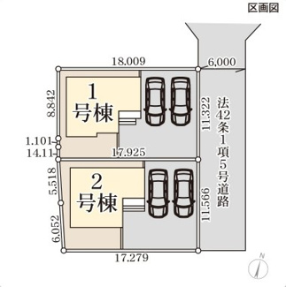 【区画図】 | 紫波二日町山子