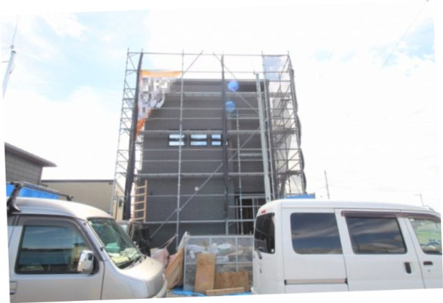 南国市篠原　2号地　新築戸建の外観|建築中