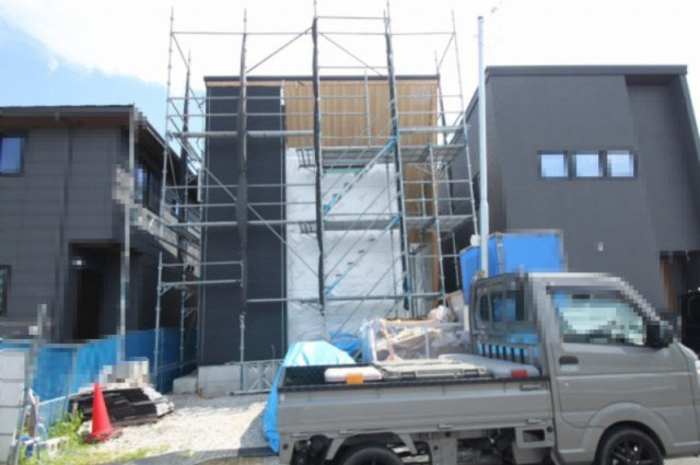南国市篠原　2号地　新築戸建の外観|建築中