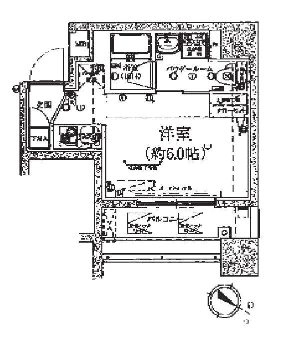スパシエロッサ横浜吉野町の間取り