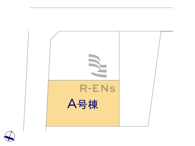 【区画図】 | 西東京市南町５丁目　新築戸建て　A号棟 | 田無駅徒歩4分の駅チカ好立地に全3棟誕生です