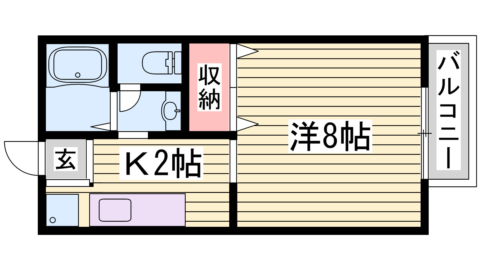 コンフォート・Mの間取り