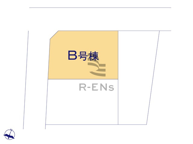 【区画図】 | 西東京市南町５丁目　新築戸建て　B号棟 | 田無駅徒歩4分の駅チカ好立地に全3棟誕生です
