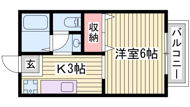 メゾンヤクシの間取り
