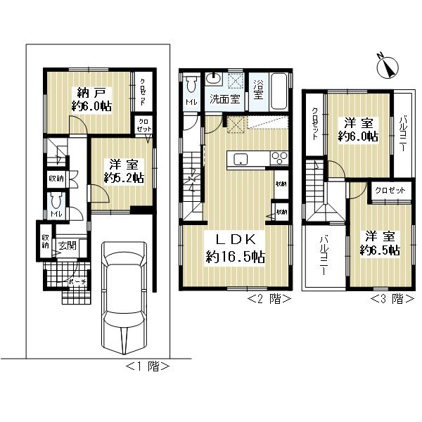 舞子台8丁目新築一戸建：C号地の間取り