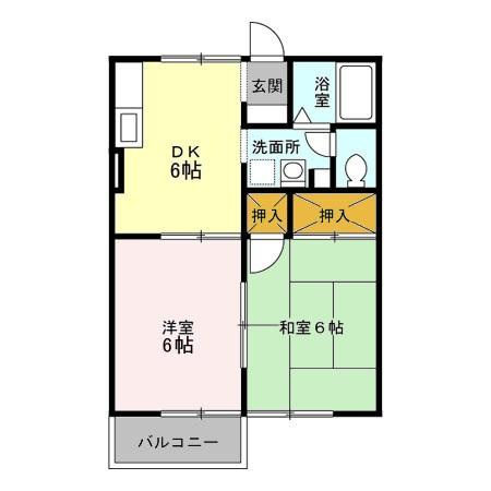 エスペランサ Ｂの間取り