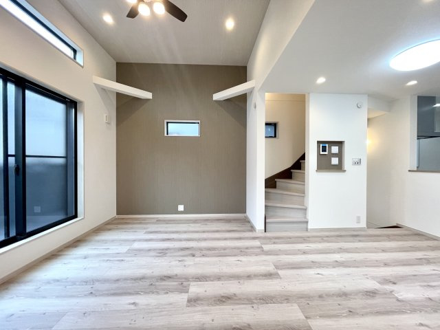 練馬区土支田4丁目　新築戸建限定1棟の居間・リビング