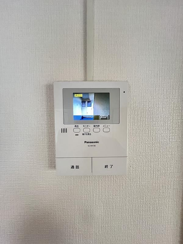Roseのセキュリティ|TVモニター付きで安心です☆