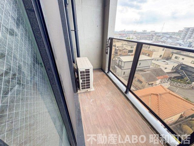 アバンサール清水丘のバルコニー