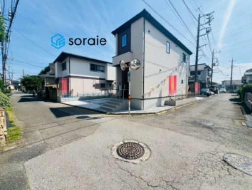 KIS川越市南大塚9期　新築戸建　ずっとプラスの前面道路含む現地写真