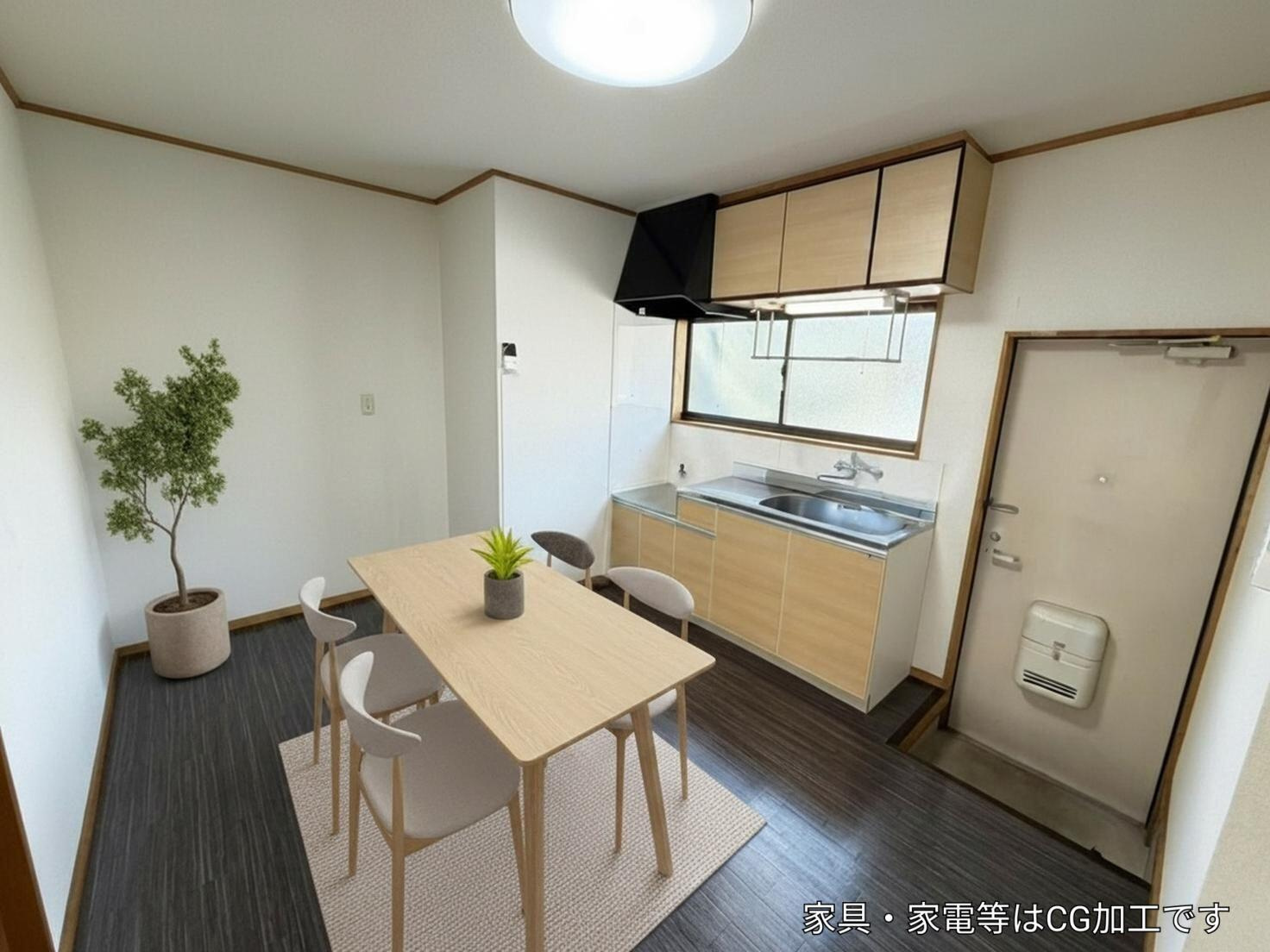 SSハイツ　郷ケ丘の内装|※掲載写真はCGによるバーチャルステージング加工を施したイメージです。家具・家電・小物等は実際には設置されておりません。