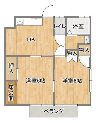 SSハイツ　郷ケ丘の間取り