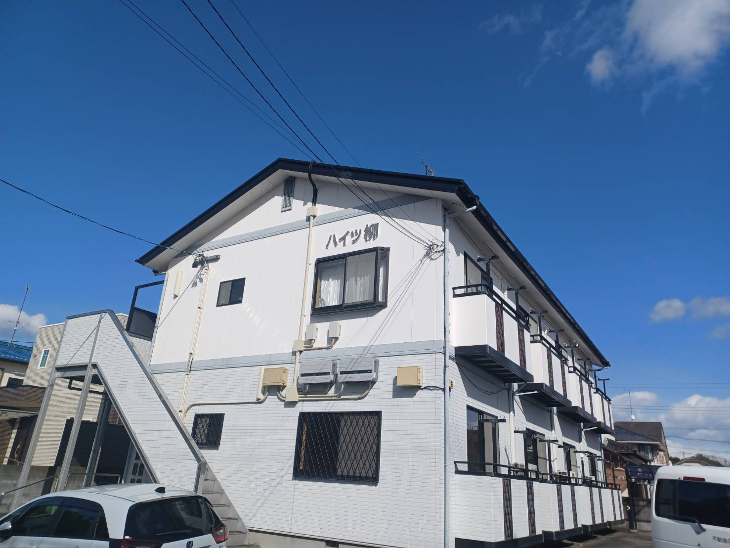 ハイツ柳　郷ケ丘の外観